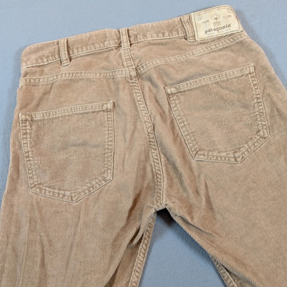 Patagonia Iron Clad Corduroy Pants Straight Leg Men Size 28x30 Organic Cotton‎